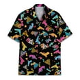 thumbnail image 2 of Funny Sunglasses Pineapple Hawaiian Shirts For Men Black Bowling Shirt Mens Hawaiian Shirts Short Sleeve Button Down Shirt TO1, 2 of 7