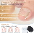 thumbnail image 2 of Unique Bargains Ingrown Toenail Correction Kit Toe Nail Corrector Tools with Leather Case for Easy Storage & Travel for Curved & Ingrown Nails with Nail Files Clipper Lifter, 2 of 7
