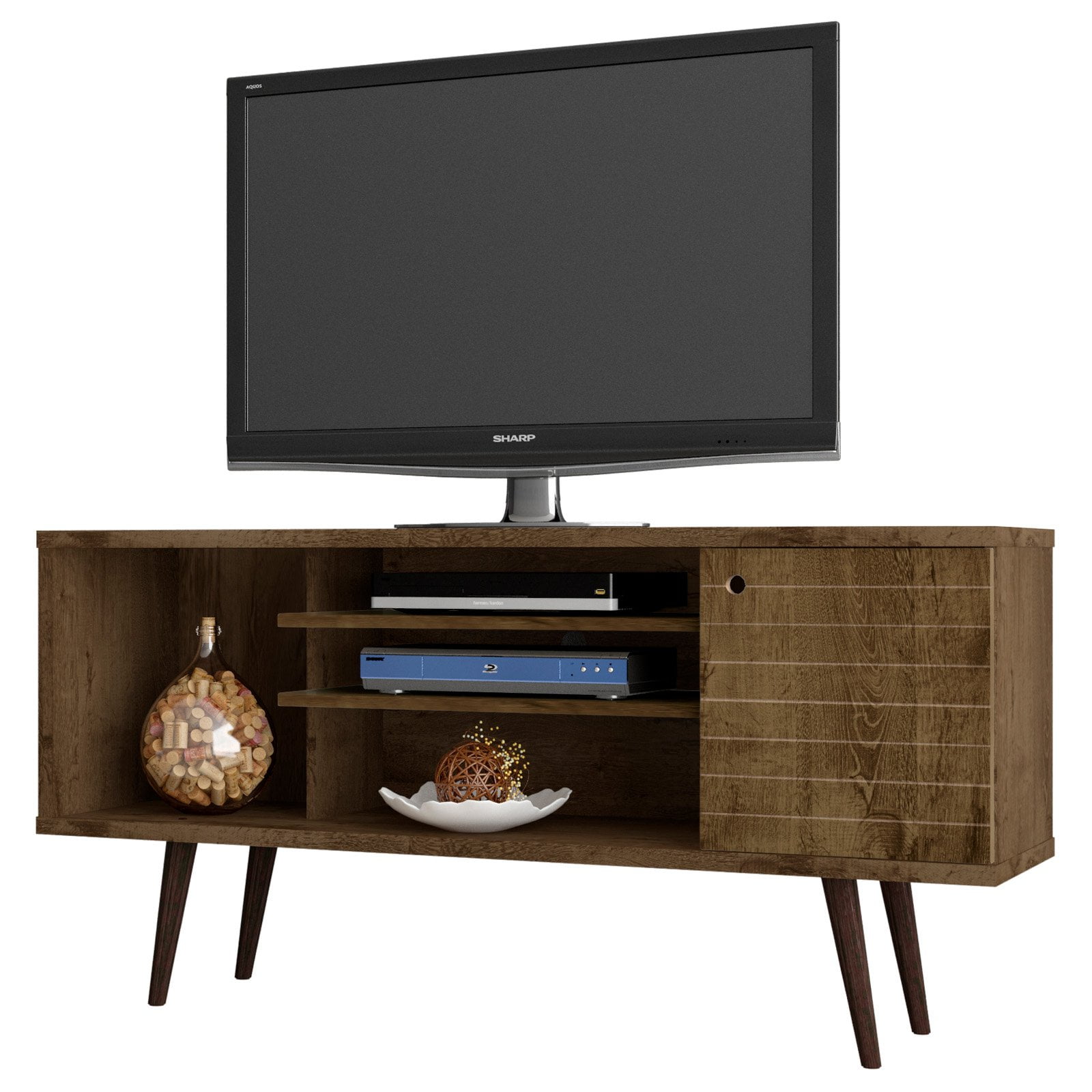 Liberty 53.14" Mid-Century - Modern TV Stand with 5 ...