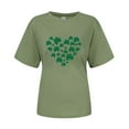 thumbnail image 3 of St. Patrick's Day Gifts T-Shirt Soft Comfortable Favorite Women Shirt for Women Casual Spring Summer (Light Green,S), 3 of 3
