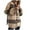 Z2-Coffee, variant on Women's Plaid Coat Long Sleeve Lapel Lightweight Button Down Jacket Flannel Warm Loose Shirt Autumn Fashion Trend Z2-Coffee S
