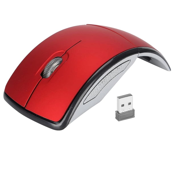 Mouse Inalámbrico ClickerRed ClickerRed 1 Pza. Inalámbrico Plegable 2.4GHz USB 2.0 1600DPI Óptica 3.0V 2 Botones 1 Ruedi HotShot MXCKD-001