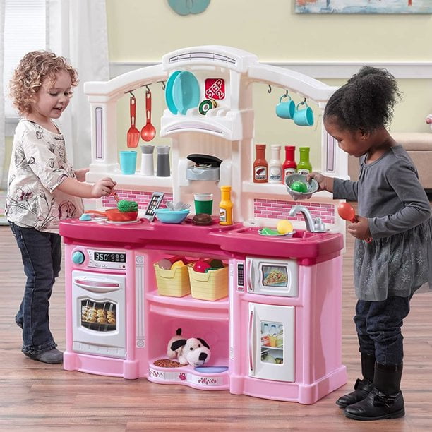 Step2 Fun with Friends Kitchen Large Plastic Play Kitchen with