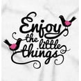 thumbnail image 2 of Cute Enjoy the Little Things Birds Women's Graphic T Shirt Tees Brisco Brands M, 2 of 5