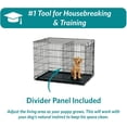 thumbnail image 6 of Newly Enhanced Double Door iCrate Dog Crate with Leak-Proof Pan & Floor, 6 of 7