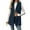 Navy #016, variant on Mohiass Sherpa Vest Women with Hood Button Fleece Vest Soft Warm Lightweight Fall Jacket Open Front Cardigan Sweaters Blue M