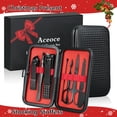 thumbnail image 2 of Manicure set Men Personal Care Tools Accessories Finger and Toe Nail Clippers Kit Professional Manicure Pedicure Kit With Travel Case Nail Grooming Kit Present for Men Women Stocking Stuffers, 2 of 7