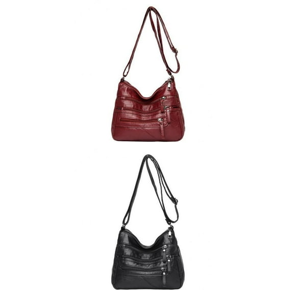 Bandolera de Mujer de 2 Piezas , Larga Colco bolso tote con múltiples bolsillos