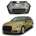thumbnail image 5 of Garvee Front Bumper Grille Replacement, Front Center Bumper Grille, Honeycomb Grill Cover Compatible for A3 RS3 2016-2018 Models 8V3853651AA, 8V3853651AE, 8V3853651AC, 5 of 7