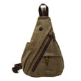 thumbnail image 1 of Bolso bandolera de lona - Bolso bandolera pequeño tipo bandolera para el hombro, mochila de ocio para hombres y mujeres, 1 of 5