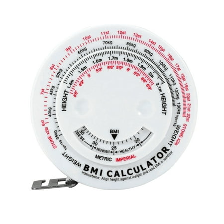 BMI Tape Measure Body Mass Index Retractable Tape Round 150cm ...