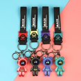thumbnail image 2 of Llavero creativo hecho a mano para mujer, colgante personalizado de astronauta, oso de color, muñeco de astronauta, regalo, 2 of 5