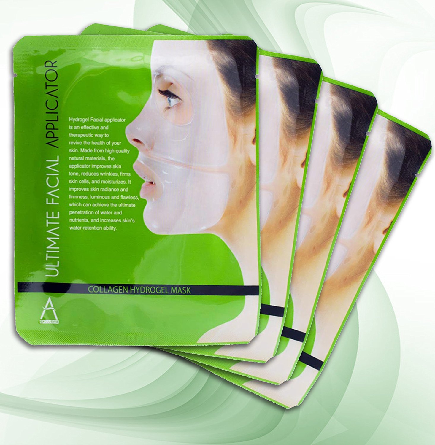 Facial Mask Ultimate Collagen Applicator It Works for Deep Hydration and  Rejuvination 8 masks - image 1 of 5