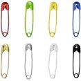 thumbnail image 1 of 100 piezas de alfileres pequeños de Metal para manualidades Diy, alfileres de etiqueta de seguridad de 30mm (color aleatorio), 1 of 2