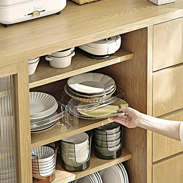 AYFES Tableware Storage Rack - Compact Kitchen Countertop Organizer for  Plates, Bowls, and Dishes - Space-Saving Dish Organizer for Cabinets  (Green) - Yahoo Shopping