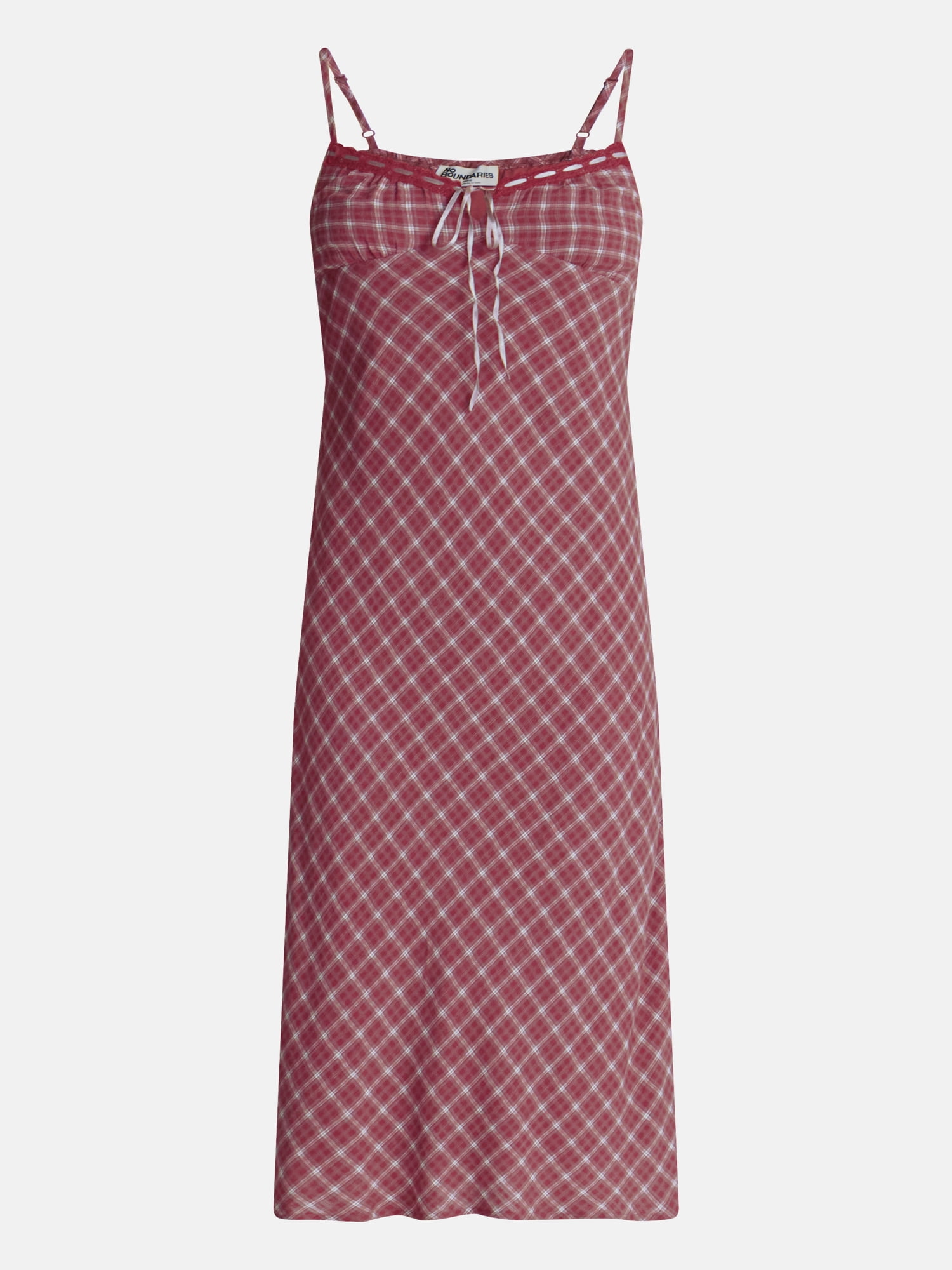 No Boundaries Woven Sweetheart Maxi Dress, Women’s XXS-XXL