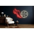 thumbnail image 4 of Glowneon Football Shoes Neon Sign, Decor, 4 of 4