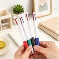 thumbnail image 7 of 4 Color Retractable Ballpoint Pen, Multicolor Click Ballpoint Pen, 4-in-1 Multi-Color Pen, Comfort Grip Retractable Pen, Office Supplies Multi Color Writing Pen, Daily Use Pocket Pen, 7 of 7