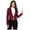 Dark Red, variant on Elegant Women's Blazer Victorian Era Tuxedo Jacket With Tail For Work Waitress Cocktail White M