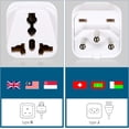 thumbnail image 5 of Bearachild Adaptador de viaje confiable de 4 piezas/juego para necesidades de energía en cualquier lugar. Adaptador de enchufe. Toma de Electrónica miscelánea, 5 of 5