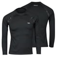 thumbnail image 3 of RVCA Mens VA Sport LS Compression Shirt - Black, 3 of 3