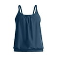 thumbnail image 6 of vigerkar Blouson Tankini Tops for Women Loose Fit Modest Quick Dry Bathing Suit Navy, XXL, 6 of 6
