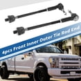 thumbnail image 2 of Kit de 4 piezas de extremos de barra de dirección interior y exterior para suspensión y dirección para Ford Mustang 2015-2019, 2 of 7