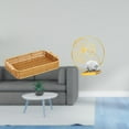 thumbnail image 2 of Cesta De Frutas De Hojas Tejidas, Figura De Hierro, Cuenco Para Servir Bocadillos, Plato Decorativo Para Pan, Adorno Coleccionable, Escultura Para Escritorio, Estantería, Oficina, Dormitorio, 2 of 8