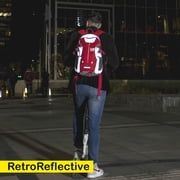 Riderbag Hi Vis Reflective Bike Motorcycle Backpack Red