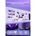 thumbnail image 3 of Organizador de pared con tablero perforado Zestify Revamp Your Space, color negro, 3 of 6