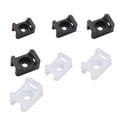 thumbnail image 3 of Toystoory 500 piezas de nailon Cable Tie Base reemplazo anticorrosivo inodoro antiflaming hogar dormitorio sala de estar organizador soporte Almacenamiento y organización del hogar Negro tipo 4 Toystoory HA071636-04, 3 of 6