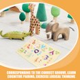 thumbnail image 3 of 2 juegos de juguetes educativos para niños, rompecabezas con formas a juego, juguete de rompecabezas con alfabeto de números árabes, 3 of 5