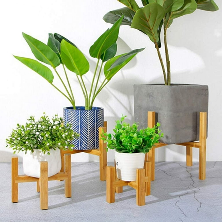 流木風 木製盆栽スタンド 植木台のみ Bonsai Stand Pot Yirtree Plant Stand Durable Wood Planter Pot Trays Flower Pot