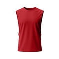 thumbnail image 5 of Gamivast Men's Muscle Tank Tops Sleeveless Workout Shirt Loose Fit Lightweight Athletic Gym Shirt Breathable Casual Training Top for Fitness Summer Wear, 5 of 5
