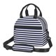 thumbnail image 1 of Fotbe Navy Blue And White Stripes Bolsa de Almuerzo con Estampado, Lonchera Aislada, Contenedores de Comida Reutilizables Tipo Cooler a Prueba de Fugas, 1 of 7