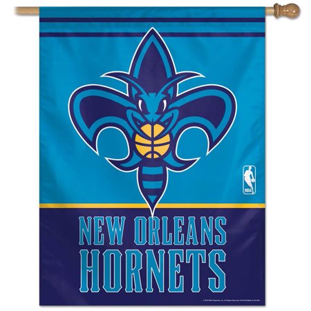 New Orleans Hornets Vertical Outdoor House Flag