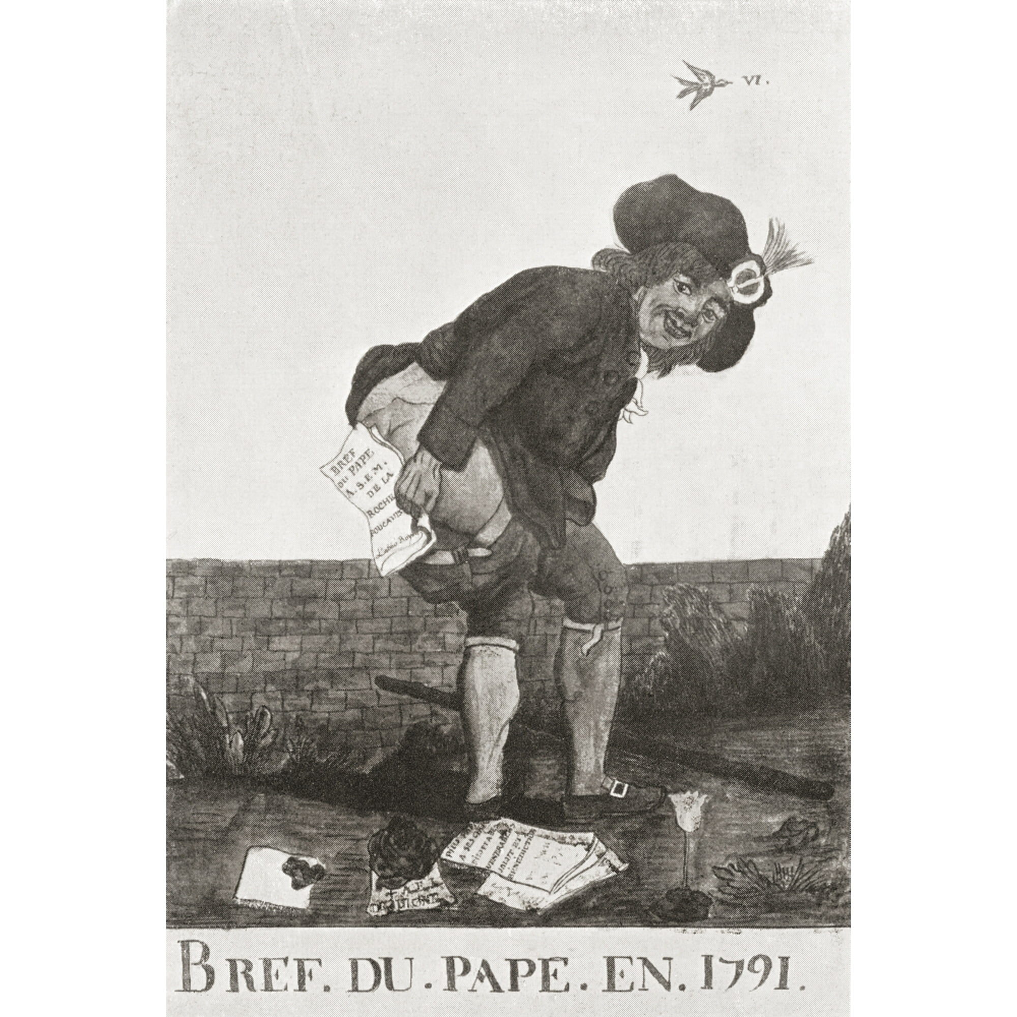 Satirical Cartoon Lampooning The Brief Of Pope Pius Vi In 1791 During The French Revolution. From A Contemporary Print. Poster Print (11 x 17) | Walmart Canada Satirical Cartoon Lampooning The Brief Of Pope Pius Vi In 1791 During The French Revolution. From A Contemporary Print. Poster Print (11 x 17) | Walmart Canada