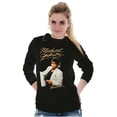 thumbnail image 3 of Michael Jackson MJ Thriller Album Crew Neck Long Sleeve Graphic Tee Brisco Brands S, 3 of 5