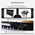 thumbnail image 4 of Piano Slow Fall Device: Hydraulic Pressure Fallboard Decelerator, Aluminum Alloy, Prevents Finger Injuries, Lightweight and Compact for Musicians and Piano Lovers, 4 of 5