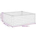 thumbnail image 5 of vidaXL Raised Garden Bed Outdoor Planter Box Stand Garden Pot Corten Steel, 5 of 77