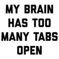 thumbnail image 3 of CafePress - My Brain Has Too Many Tab - 15 oz Ceramic Large White Novelty Mug, 3 of 6