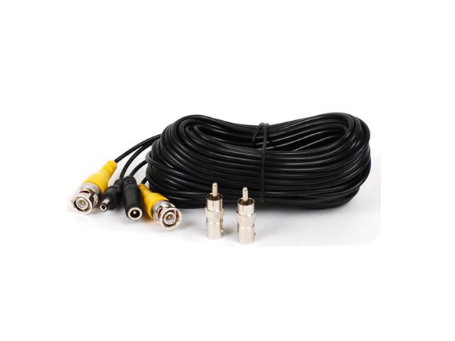 4x 60ft 8MP/4K BNC VideoPower Siamese Cable for CCTV Surveillance Camera DVR Kit