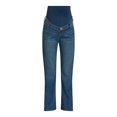 thumbnail image 5 of Time and Tru Women's Maternity Full Panel Flare Jeans, 32" Inseam, Sizes S-XXXL, 5 of 5