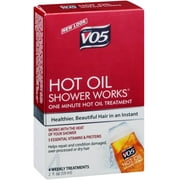 VO5 Hot Oil Shower Works Weekly Conditioning Treatment 2 oz (Pack of 4)