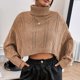 thumbnail image 1 of Pntutb Mujer Tallas grandes Casual Cuello redondo Suelto Impreso Manga larga tops Suéter Mujer Blusa Pntutb Pntutb-1500, 1 of 4