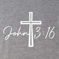 thumbnail image 5 of Wild Bobby John 3:16 Cross Inspirational/Christian Men Premium Tri Blend Tee, Premium Heather, Medium, 5 of 5