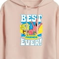 thumbnail image 3 of SpongeBob SquarePants - Best Friends Ever - Juniors Cropped Pullover Hoodie, 3 of 6