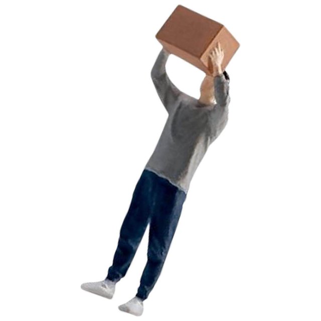 Hand Painted 1/64 Figures Figures for landscape model railroad Desktop Ornament Model Building