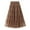 Khaki, variant on RUTAYY Women Mid-Length Skirt Dance Party A-Line High Waisted Lace Tulle Skirt Holiday Party Half Skirts Solid Color Flowy Swing Pleated Beach Skirts