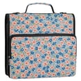thumbnail image 5 of FORMRS Zipper Binder with Shoulder Strap 2-inch Ring 500 Sheet Capacity File Bag, Small Pink Flower, 5 of 5